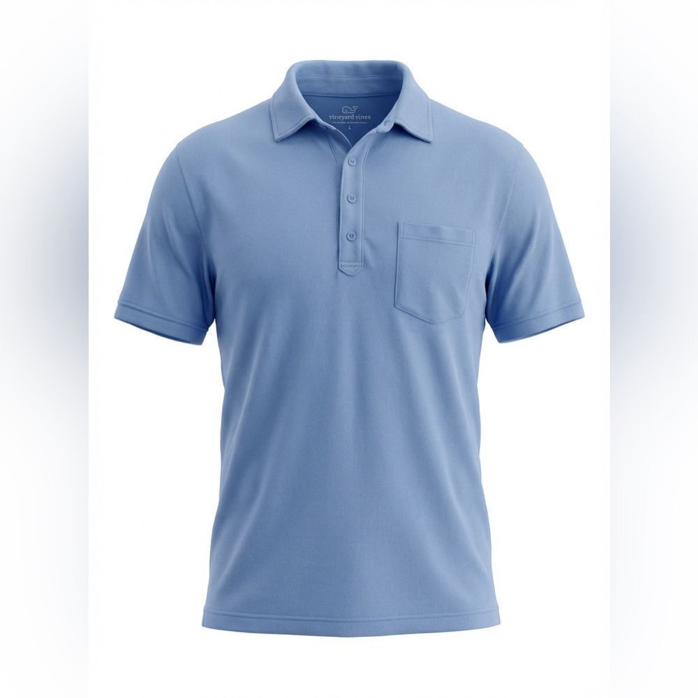 Vineyard Vines Men's Blue Polo Shirt size L